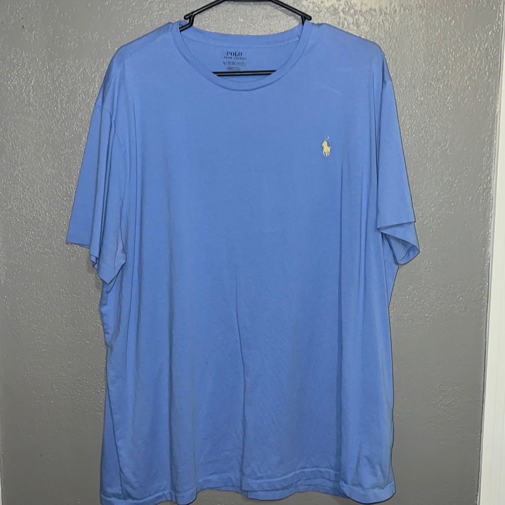 Mens polo light blue